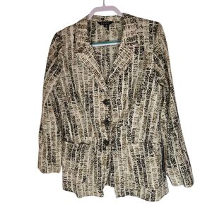 ZOZO Button Up Blouse. Neutral Colors